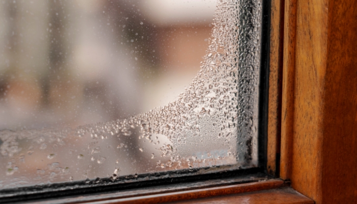 Water Condensation On Window